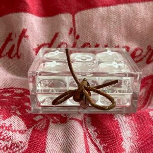 Authentic Louis Vuitton travel domino lucite monogram limited edition